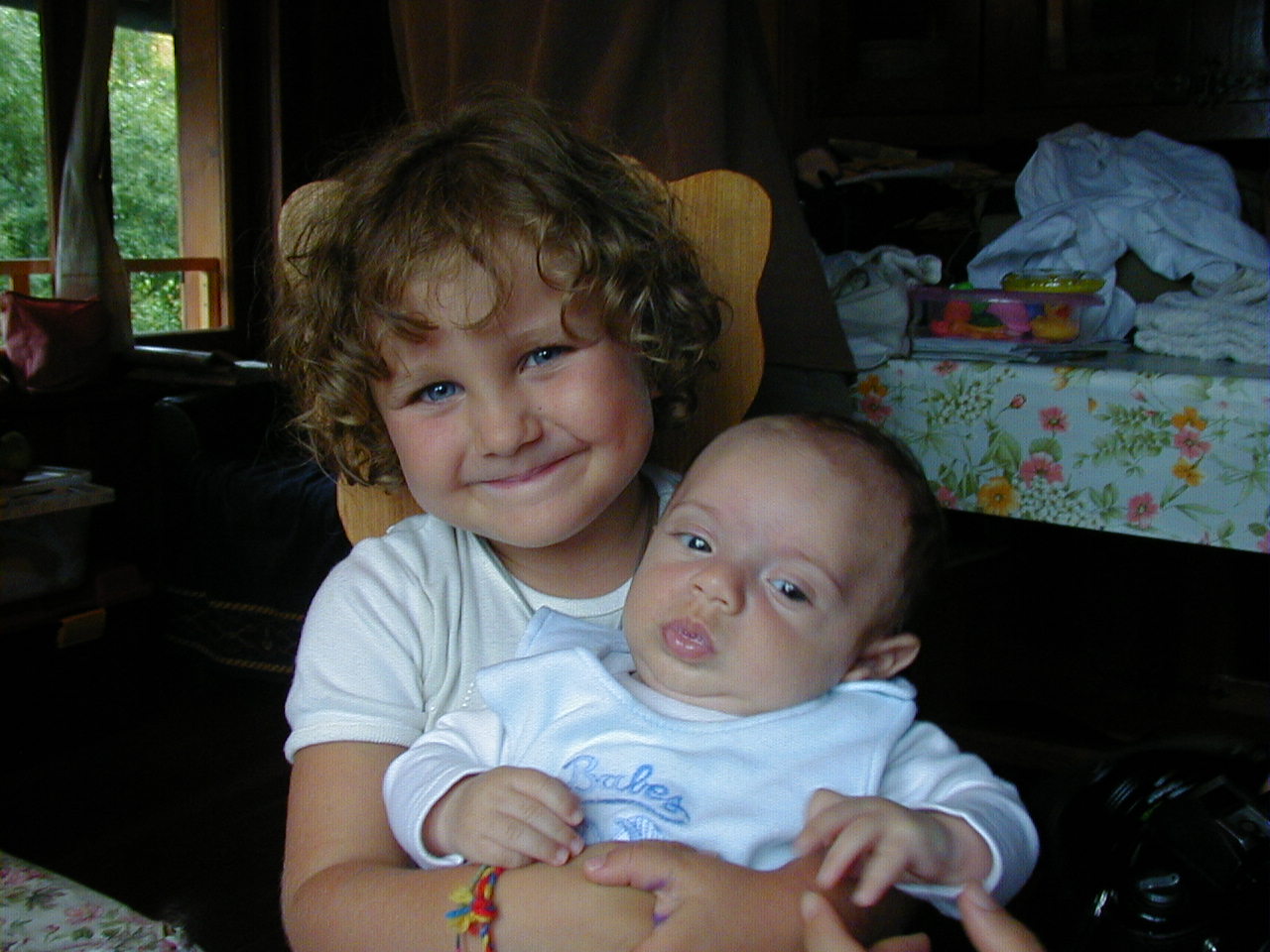 Elia con Alice! il 17 luglio 2004
